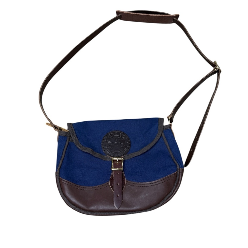 Duluth‎ Pack Medium Deluxe Shell Purse - Navy Leather Blue